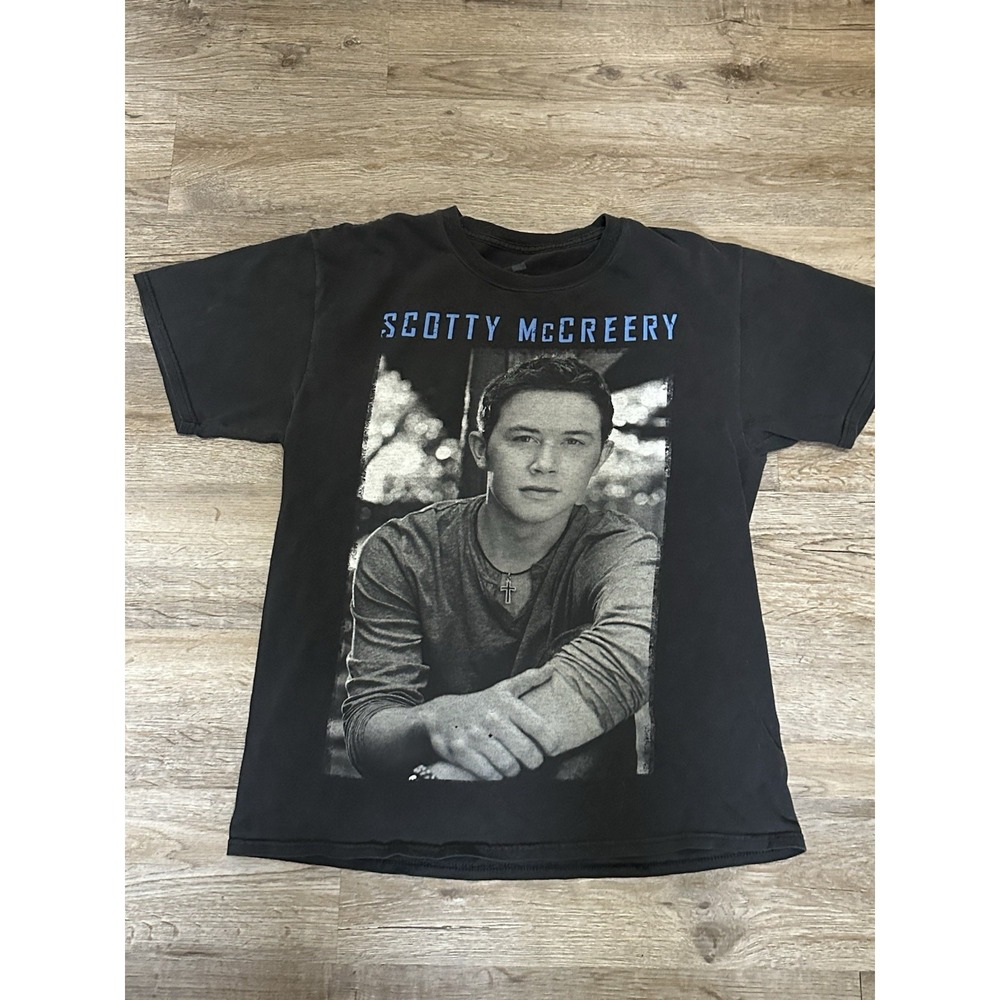 Scotty McCreery Sz M‎ 2012 Tour Black T-Shirt Band  Country Music